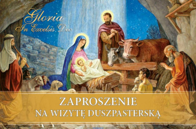ZAPROSZENIE NA WIZYTĘ DUSZPASTERSKĄ (KOLĘDĘ)